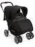 Poussette double avec habillage pluie twinbi Noir etoile 2 - vertbaudet enfant 