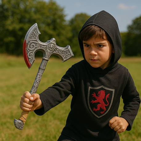Accessoire déguisement enfant – hache de chevalier Gris 2 - vertbaudet enfant 