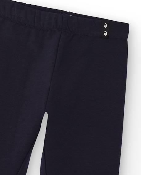 Legging pour fille avec détail métallique Bleu marine 3 - vertbaudet enfant 