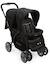 Poussette double avec habillage pluie twinbi Noir etoile 1 - vertbaudet enfant 