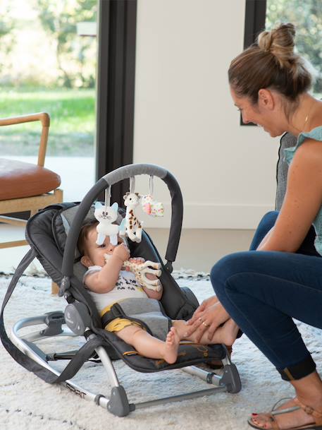Transat bébé multi-modulable d’une seule main spirit Griffin+Paloma+Sophie la girafe paris+Sophie la girafe sunrise 20 - vertbaudet enfant 