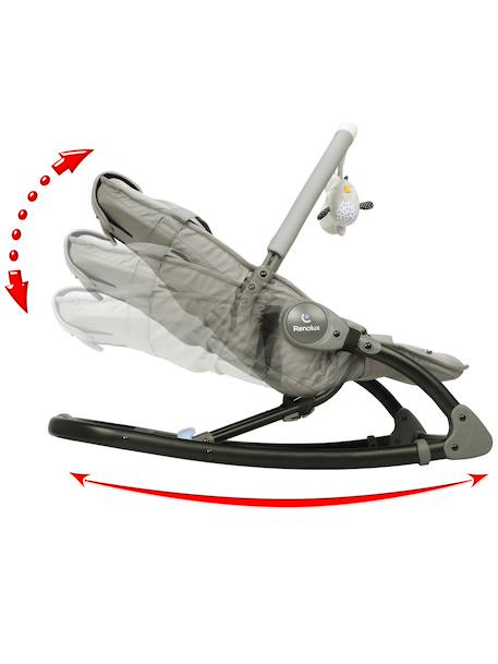 Transat bébé multi-modulable d’une seule main spirit Griffin+Paloma+Sophie la girafe paris+Sophie la girafe sunrise 6 - vertbaudet enfant 