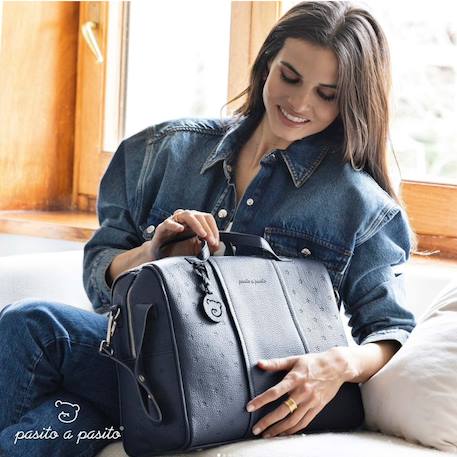 Sac à langer london Bleu marine+Bordeaux+Marron+Noir 2 - vertbaudet enfant 