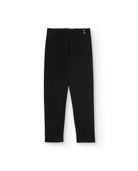 Legging pour fille avec détail clous Noir 1 - vertbaudet enfant 