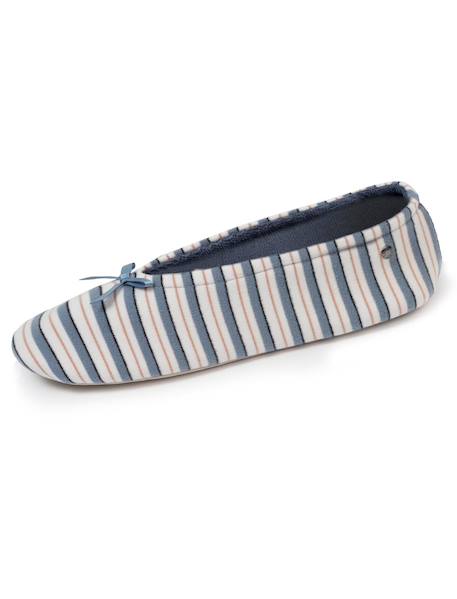 Chaussons ballerines ultra confortables, semelle en cuir, détail grand nœud Aubergine+Bleu canard+Bleu canardfleurs+Girafe+Gris chiné clair+Ivoire+Rayure marinière+Rayuresbleues+Rouge+Sauge+Vert d'eau 41 - vertbaudet enfant 
