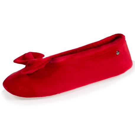 Chaussons ballerines ultra confortables, semelle en cuir, détail grand nœud Aubergine+Bleu canard+Bleu canardfleurs+Girafe+Gris chiné clair+Ivoire+Rayure marinière+Rayuresbleues+Rouge+Sauge+Vert d'eau 48 - vertbaudet enfant 