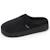 Chaussons mules velours ultra doux, compensées Camel+Noir 7 - vertbaudet enfant 