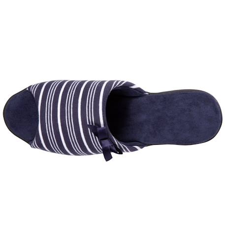 Chaussons mules ouvertes à talon 4,5 cm ultra confort Rayure marinière 2 - vertbaudet enfant 