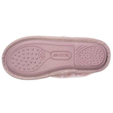 Chaussons mules chat fantaisie Gris+Rose chiné 10 - vertbaudet enfant 