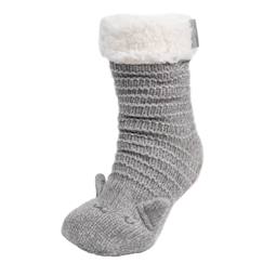 Vêtements de grossesse-Chaussettes d'intérieur maille chenille - fourrées, antidérapantes