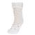 Chaussettes d'intérieur maille chenille - fourrées, antidérapantes Ivoire 1 - vertbaudet enfant 
