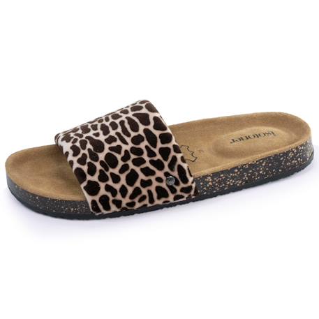 Chaussons mules ouvertes semelle extra souple Girafe 1 - vertbaudet enfant 