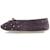 Chaussons ballerines brodée pois Gris foncé 3 - vertbaudet enfant 