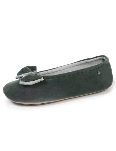 Chaussons ballerines semelle intérieure moelleuse et confortable Léopard+Sauge 12 - vertbaudet enfant 