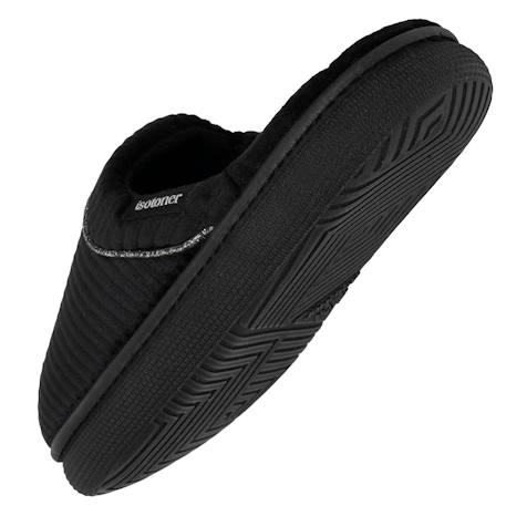 Chaussons mules semelle bloup confort Gris+Noir 11 - vertbaudet enfant 
