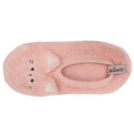 Chaussettes d'intérieur ultra confortables, avec picots antidérapants Rose 2 - vertbaudet enfant 