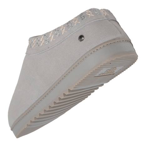 Chaussons bottillons dessus cuir, semelle confort Gris+Noir nacré 5 - vertbaudet enfant 