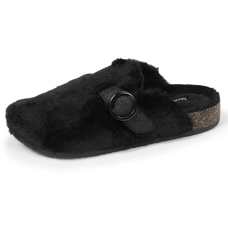 Chaussons sabots semelle anatomique confort Gris chiné+Noir 7 - vertbaudet enfant 