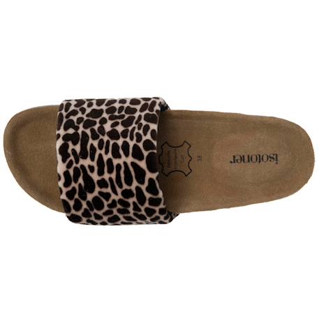 Chaussons mules ouvertes semelle extra souple Girafe 2 - vertbaudet enfant 