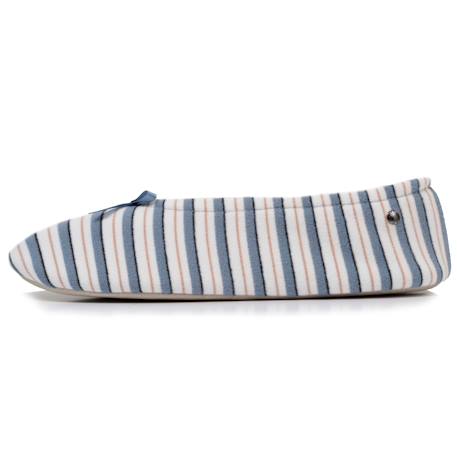 Chaussons ballerines ultra confortables, semelle en cuir, détail grand nœud Aubergine+Bleu canard+Bleu canardfleurs+Girafe+Gris chiné clair+Ivoire+Rayure marinière+Rayuresbleues+Rouge+Sauge+Vert d'eau 38 - vertbaudet enfant 