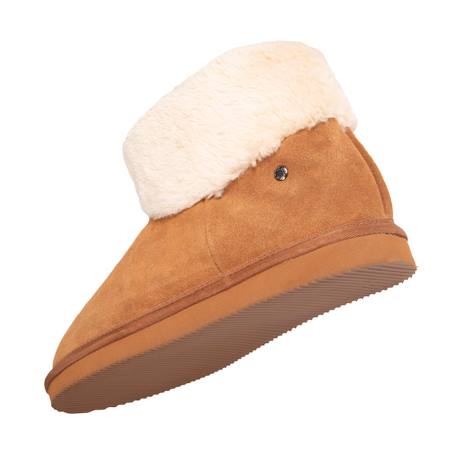Chaussons bottillons ultra confortables et très chauds, fourrés fausse fourrure Camel 5 - vertbaudet enfant 