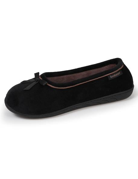 Chaussons ballerines semelle ergonomique confortables, semelle à mémoire de forme Camel+Noir+Rayures 12 - vertbaudet enfant 