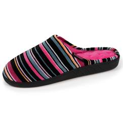 Vêtements de grossesse-Chaussons mules semelle ergonomique confort, velours