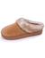 Chaussons mules velours ultra doux, compensées Camel+Noir 6 - vertbaudet enfant 