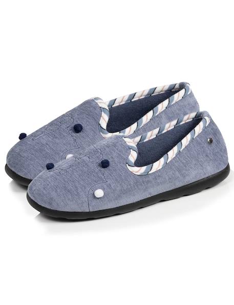Chaussons charentaises souples, ultra confortables et légers, confort technologie everywear Beigechiné+Bleu+Bleu denim+Gris+Gris chiné+Grisirisé 18 - vertbaudet enfant 