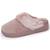 Chaussons mules velours ultra doux, talon 3,7 cm Blush 1 - vertbaudet enfant 