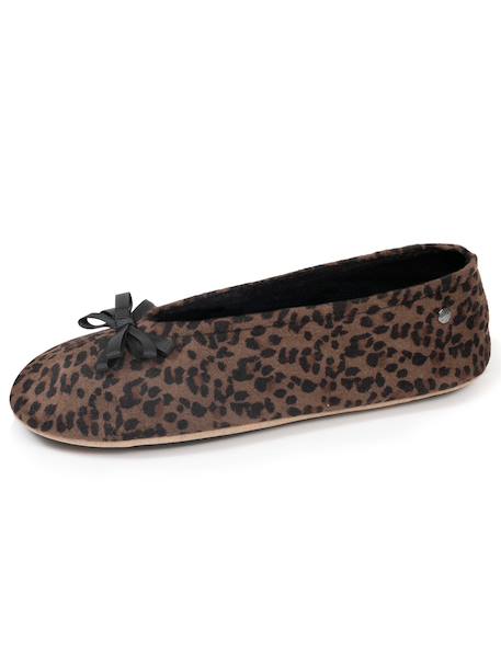 Chaussons ballerines semelle intérieure moelleuse et confortable Léopard+Sauge 6 - vertbaudet enfant 