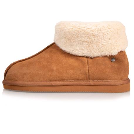 Chaussons bottillons ultra confortables et très chauds, fourrés fausse fourrure Camel 3 - vertbaudet enfant 