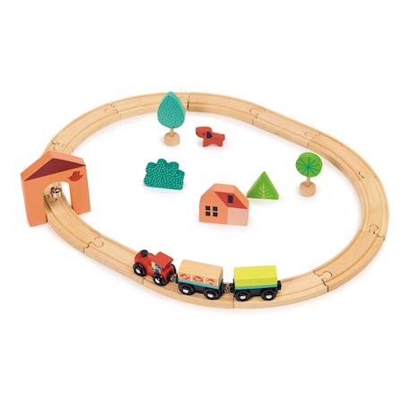 Hape Jouet Coffret d'Extension de Rails pour Circuit Train Bois - Jeu