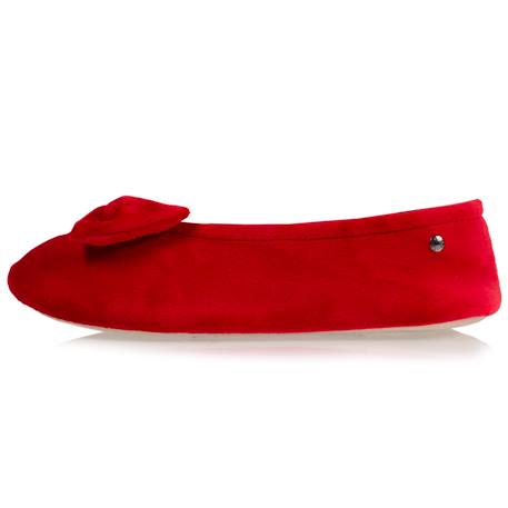 Chaussons ballerines ultra confortables, semelle en cuir, détail grand nœud Aubergine+Bleu canard+Bleu canardfleurs+Girafe+Gris chiné clair+Ivoire+Rayure marinière+Rayuresbleues+Rouge+Sauge+Vert d'eau 51 - vertbaudet enfant 