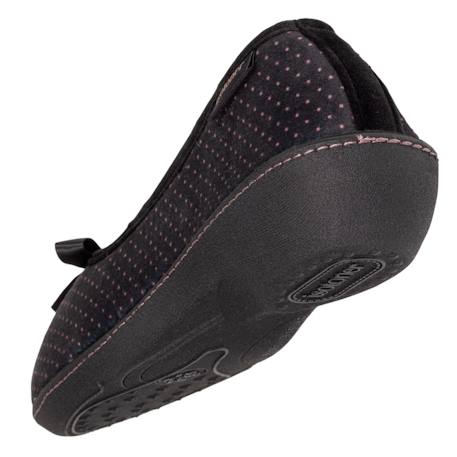 Chaussons ballerines ultra doux, ultra confort talon de 3,8 cm Pois 5 - vertbaudet enfant 