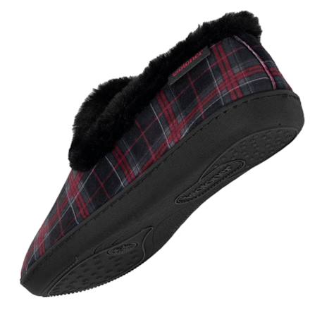 Chaussons charentaises semelle ergonomique confort, chauds Camel+Noir+Tartan 17 - vertbaudet enfant 