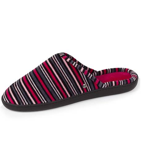 Chaussons mules ultra confortables (technologie everywear™), à mémoire de forme, intemporelles Rayures 6 - vertbaudet enfant 