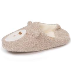 Vêtements de grossesse-Chaussons mules sherpa, semelle antidérapante