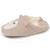 Chaussons mules sherpa, semelle antidérapante Beige 1 - vertbaudet enfant 