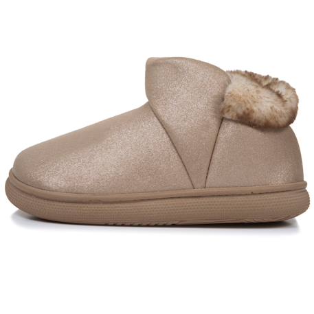 Chaussons bottillons semelle bloup extra confort Beige+Noir 3 - vertbaudet enfant 