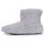 Chaussons bottillons imitation fourrure, semelle antidérapante Gris 3 - vertbaudet enfant 