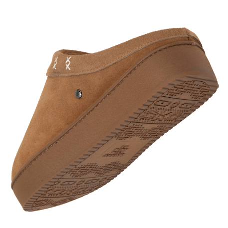 Chaussons mules semelle plateforme 3,5 cm Camel 5 - vertbaudet enfant 