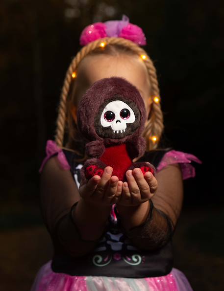 Peluche squelette skully – 13 cm Violet 3 - vertbaudet enfant 