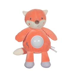 Peluche - veilleuse bebe bamboo - renard - 26 cm  - vertbaudet enfant