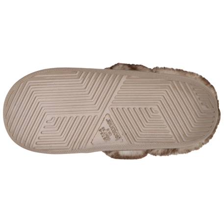 Chaussons mules semelle bloup extra confort Beige+Marine lurex+Noir 4 - vertbaudet enfant 