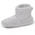 Chaussons bottillons imitation fourrure, semelle antidérapante Gris 1 - vertbaudet enfant 