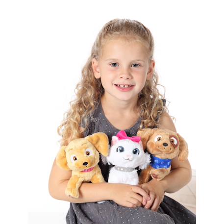 Peluche - barbie dreamhouse chat blissa - 18 cm Blanc 4 - vertbaudet enfant 
