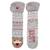 Chaussettes d'intérieur en maille, doublé sherpa, antidérapante Jacquard gris 3 - vertbaudet enfant 