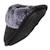 Chaussons mules ultra confortables, bordure en fausse fourrure Gris chiné 5 - vertbaudet enfant 