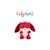 Peluche - peluche lapin ruby cutydoos rose framboise – 13 cm Blanc 1 - vertbaudet enfant 